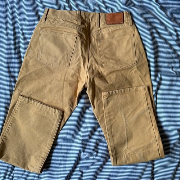 Taylor Stitch - The Wharf Pant in British Khaki Selvage 32 × 34 - Picture 3 of 7